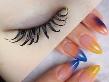 ケー(K)の写真/忙しい毎日でも、丁寧にケア♪自爪を削らないフィルインで美爪をキープ!ネイル&まつ毛の同時施術も◎