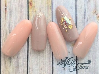 ミハフルーラ 与野(Home Nail Salon Mija Flura)の写真/ハンドの2倍長持ち！似合わせカラーデザインもおすすめ＊マグネット新色♪パラジェル◎定額700種