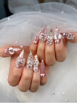 ハッピー ネイル(HAPPY NAIL)の写真/500色以上のカラーとトレンドデザインで指先を華やかに♪柏トップクラスのパーツを揃えています♪