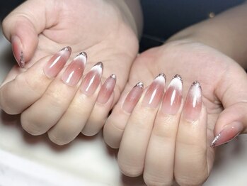 デュリブリンクネイル 高田馬場(Duli blink nails)/マググラ×先端フレンチ＊