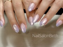 ネイルサロンバース(Nail Salon Birth)/エアブラシグラデーション×マグ