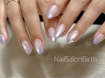 ネイルサロンバース(Nail Salon Birth)/エアブラシグラデーション×マグ