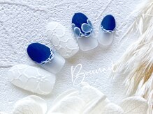 ネイルアンドアイラッシュ ボネール 銀座店(lash Bounail)/花　フラワー　手描　レース