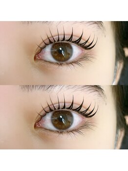 ネイルアンドアイラッシュ スリール(Sourire)/まつ毛パーマ/美眉【施術50分】