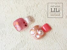 リリ セカンド(LILi second.)/フットワンカラー 親指アート2本