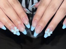 ネイルアヴァンス 京橋店(Nail AVANCE.)/ブルーフレンチネイル！