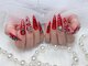 Hani Nail 姫路駅前店【11月上旬OPEN(予定)】の写真/華やかで細かいアートが得意なオーナーが指先から上品に彩ります♪全メニュー500円オフ♪高技術でモチも◎