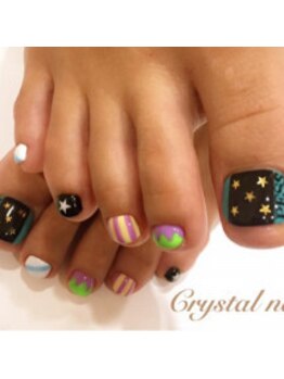 クリスタルネイル ボンベルタ橘店(CRYSTAL NAIL)/ポップデザインネイル
