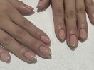 ミラーフレンチネイル