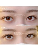 プール エドボリ(POOL EDOBORI)/◇アップワードラッシュ施術前後