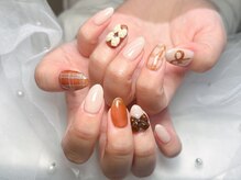 ジョアネイル(JOA Nail)/リボン★チェック★先端ライン★