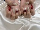 クリスマスネイル