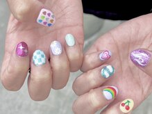 ラピス(Lapis)/手描きアート/カラフル/キラキラ