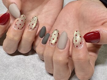 ネルマニック(nailmanix)/ちょっとだけバレンタイン風味