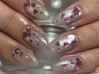 エヌネイル(n.nail)/バレンタインネイル♪