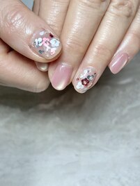 マグネット+スパンコールアート