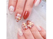 ネイルエルフ(Nail Aelf)/三郷/ハートチェックネイル