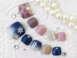 【雪の結晶アート】フット