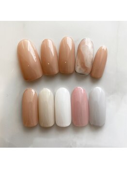 ラヴュール(LA Beaull)/マーブルアートネイル￥5600
