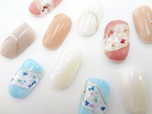 ネイルサロン クイール 小山店(NAIL SALON QUILL)/ニュアンス×押し花