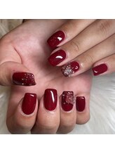 イルネイル バイ ルアナ(001..Nail by Luana.)/レッドネイル