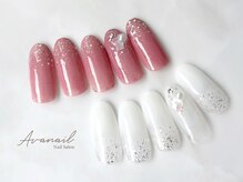 アバネイル 名駅店(AVA NAIL)/キラキラ大人上品ネイル