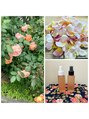 美座ノ女 梅田 淀屋橋本店 自宅の花壇で育ったバラでローズウォーターを作ったことも