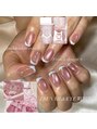 トゥルーネイル アンド アイ 町田店(TRU NAIL & EYE) ピンクマグ×フレンチのちゅるんガーリーネイル7,500円~