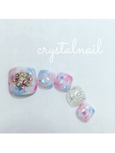 クリスタルネイル ゆめタウン博多店(CRYSTAL NAIL)/パステルタイダイネイル
