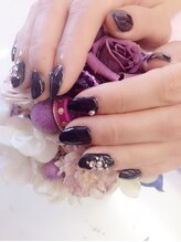 ネイルサロンアンドスクール ヴィタリティ(Vita-lity)/ブラックカラージェル