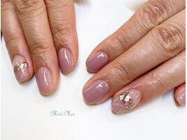 夏のシェルネイル