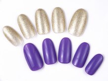 ネイルサロン ディーバ 奈良香芝店(Diva)/One color plus(アシメ)