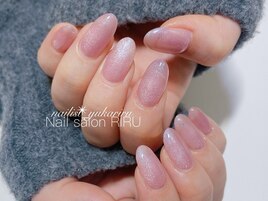 キラキラマグネットネイル