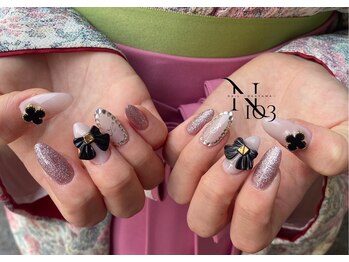 イチマルサン(N゜103)/#キラキラネイル