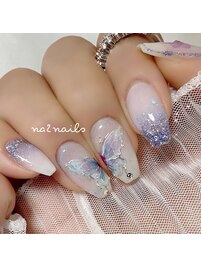 バタフライネイル