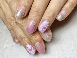 定額ジェルネイル6月