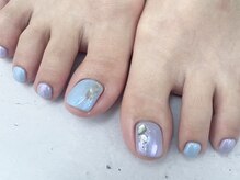 エムスラッシュ ネイル センター北店(M.SLASH)/シェラック オーロラミラー