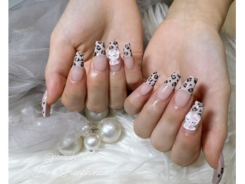 ヴァレリアン(Valerian)/豹柄フレンチネイル