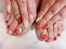 アンジェヴォーグ 名古屋本店(Angevogue)の雰囲気（フットネイルも人気。ハンドフット同時施術可能です）