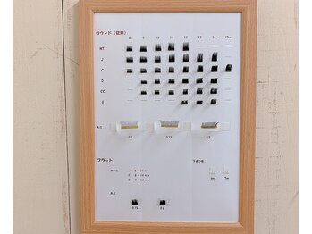 JOY美容サロン/カールの種類は6段階あります♪