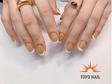 トヨネイル(TOYO NAIL)/濃いめフレンチ☆