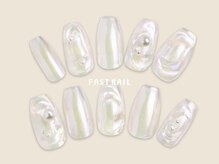 ファストネイル イオンモール常滑店(FAST NAIL)/ぷっくり/ミラー【12385】