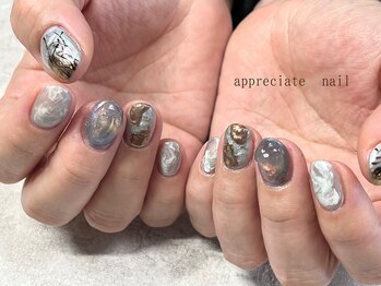 アプリシーエイトネイル(appreciate nail)/【定額】サンプルデザイン♪