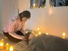 【大人気！】ヘッドスパ付★ナイトキャンドルヨガで快眠癒しタイム＊¥4950