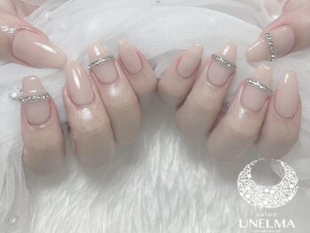 ウネルマ 天神店(UNELMA)の写真/一生に一度の大切な日を彩る特別コース【ブライダルネイルパーツ＋アートやり放題¥9990】自由に組み合わせ