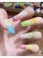 アンダンテ ネイル スタジオ トウキョウ(ANDANTE NAIL STUDIO TOKYO)&nbsp;スプラトゥーン風
