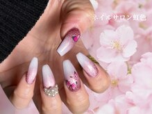 ネイルサロン 虹色