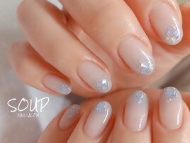 カラーグラデ シェル シンプル