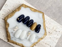 アントレッド(entraide)/シンプルネイル（2月monthly）