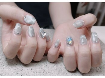 メオネイル(MEO NAIL)/キラキラシルバーマグネット